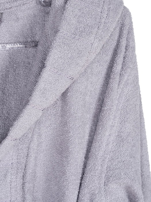 Mijolnir Bata de baño L/XL Gris